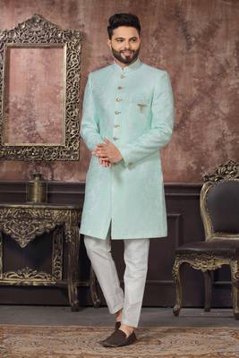 Wedding Wear Heavy Designer Readymade Men's Indo Western 1