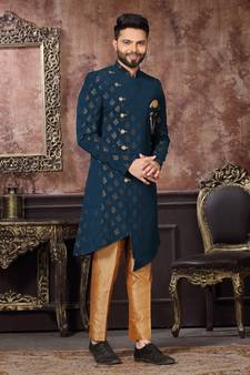 Wedding Wear Heavy Designer Readymade Men's Indo Western