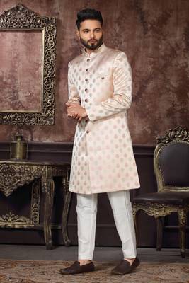 Wedding Wear Heavy Designer Readymade Men's Indo Western 1