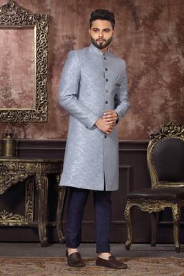 Wedding Wear Heavy Designer Readymade Men's Indo Western 1