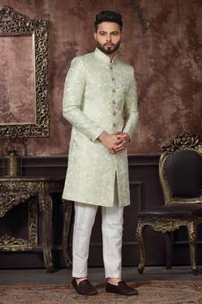 Wedding Wear Heavy Designer Readymade Men's Indo Western