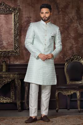 Wedding Wear Heavy Designer Readymade Men's Indo Western 1