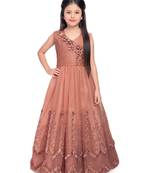 Betty Orchid coloured Gown will make your little one look beautiful.