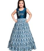 Betty P.Blue coloured Gown will make your little one look beautiful.