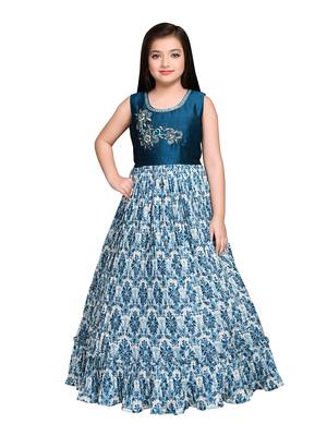 Betty P.Blue coloured Gown will make your little one look beautiful. 2