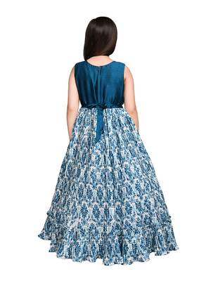 Betty P.Blue coloured Gown will make your little one look beautiful. 5