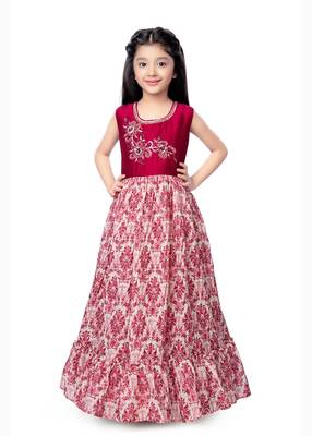 Betty Rani coloured Gown will make your little one look beautiful. 1