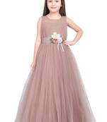 Betty Orchid coloured Gown will make your little one look beautiful.