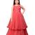 Betty Tomato coloured Gown will make your little one look beautiful.