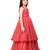 Betty Tomato coloured Gown will make your little one look beautiful.