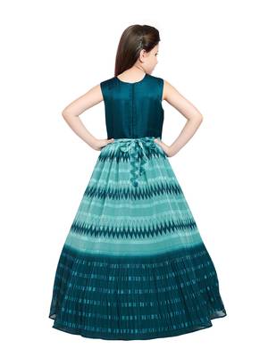 Betty M.Blue coloured Gown will make your little one look beautiful. 5