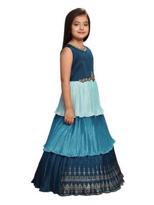 Betty Firozi coloured Gown will make your little one look beautiful. 3