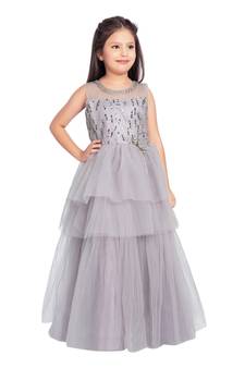 Betty Lilac coloured Gown will make your little one look beautiful.
