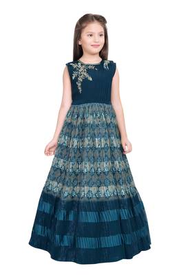 Betty P.Blue coloured Gown will make your little one look beautiful. 1