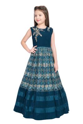 Betty P.Blue coloured Gown will make your little one look beautiful. 2