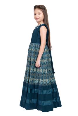 Betty P.Blue coloured Gown will make your little one look beautiful. 3