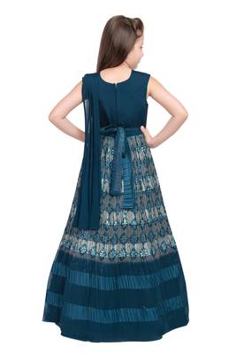 Betty P.Blue coloured Gown will make your little one look beautiful. 5