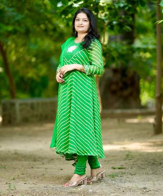 Bareli Leheriya Suit Set 2