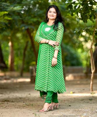 Bareli Leheriya Suit Set 3