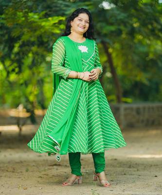 Bareli Leheriya Suit Set 4