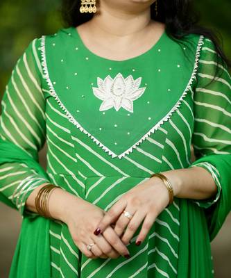 Bareli Leheriya Suit Set 7