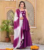 Purple Lotus Suit Set