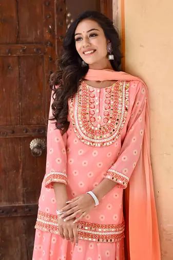 Peach Love Suit Set