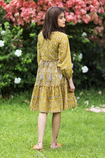 Dazzling Musturd Dress
