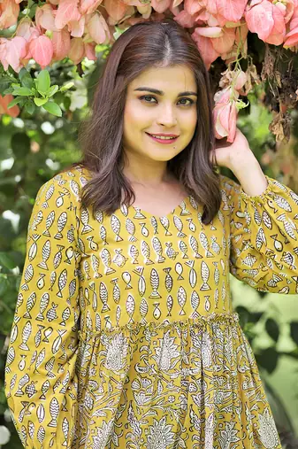 Dazzling Musturd Dress