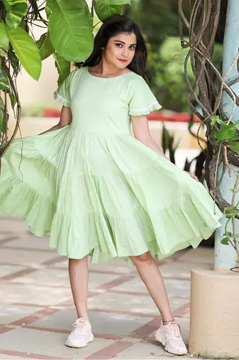 Green Tier Dress