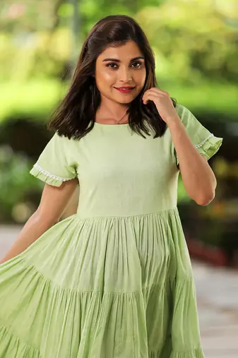 Green Tier Dress