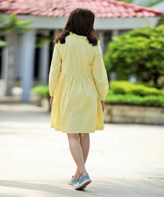 Sunrise Pastel Yellow Dress 2