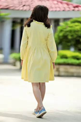 Sunrise Pastel Yellow Dress