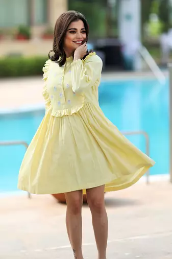 Sunrise Pastel Yellow Dress