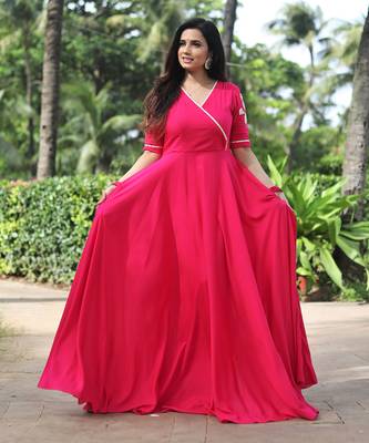 Pink Angarakha Dress 1