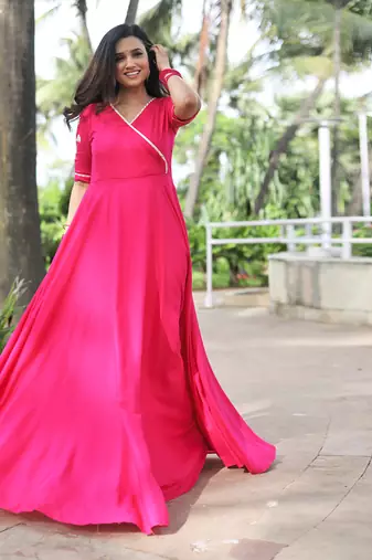 Pink Angarakha Dress