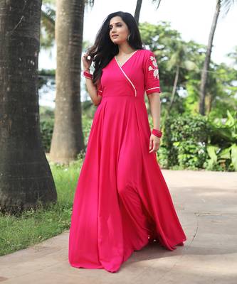 Pink Angarakha Dress 5