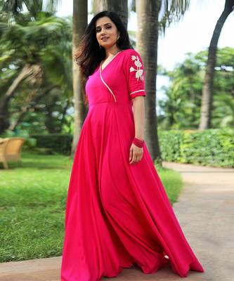 Pink Angarakha Dress 6