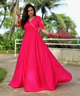 Pink Angarakha Dress 8
