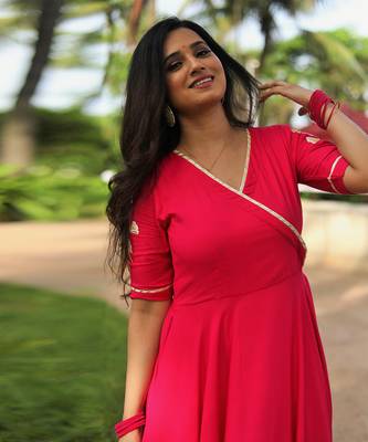 Pink Angarakha Dress 9