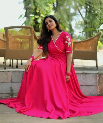 Pink Angarakha Dress 10