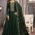 Dark Green Silk Designer Festival Wear Anarkali Suit