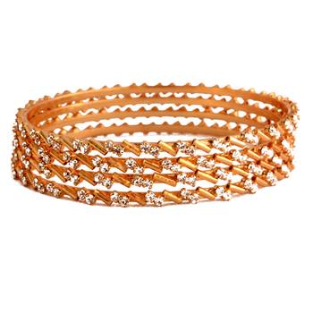 One gram gold diamond  bangles 2