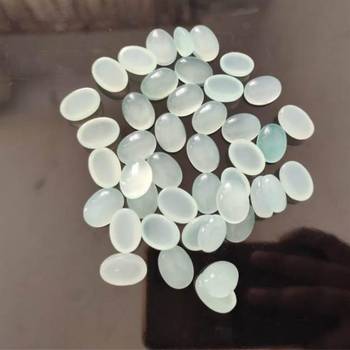 Natural Aqua Chalcedony at Wholesale Rate 5.25 Ratti 4.77 Carat Oval Shape Akik Loose Gemstone for Astrological 1 Pcs 4