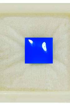 Natural Blue Chalcedony at Wholesale Rate 8.25 Ratti 7.5 Carat Square Shape Akik Loose Gemstone Rashi Ratan 1 Pcs
