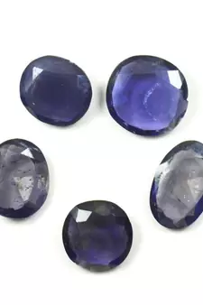 Natural Iolite at Wholesale Rate Fine Quality 5.25 Ratti 4.77 Carat Oval Shape Kaka Nili Loose Gemstone Rashi Ratan 1 Pc