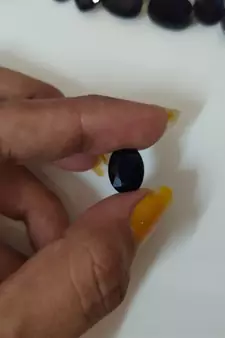 Natural Iolite at Wholesale Rate Fine Quality 2.25 Ratti 2.04 Carat Oval Shape Kaka Nili Loose Gemstone Rashi Ratan 1 Pc