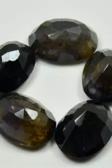 Natural Iolite at Wholesale Rate Fine Quality 2.25 Ratti 2.04 Carat Oval Shape Kaka Nili Loose Gemstone Rashi Ratan 1 Pc