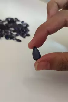 Natural Iolite at Wholesale Rate Fine Quality Pear Shape 2.25 Ratti 2.04 Carat Kaka Nili Loose Gemstone Rashi Ratan 1 Pc