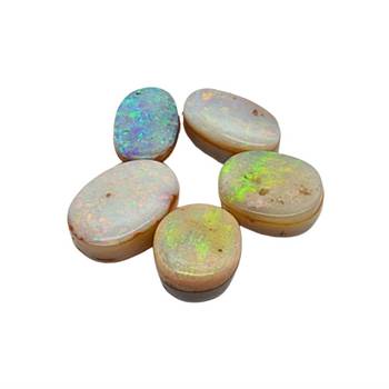 Natural Doublate Opal at Wholesale Rate 13.25 Ratti 12.06 Carat Fine Quality Oval Shape           Loose Gemstone 1 Pcs 1